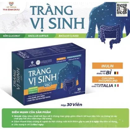 Viên uống giảm Đại Tràng - Tràng Vị Sinh VSC 🇮🇹 🇧🇪 giảm Rối Loạn Tiêu Hóa, Đau Bụng, Đầy Hơi 🇮🇹 🇧🇪